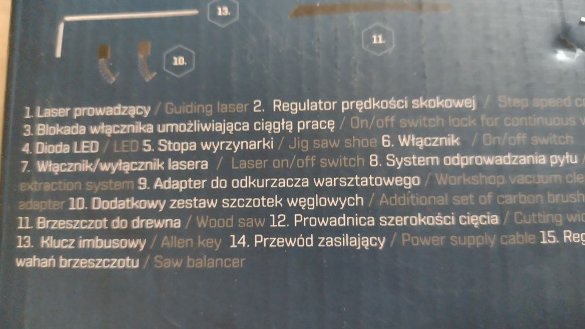 Wyrzynarka z laserem Nitro 710 W