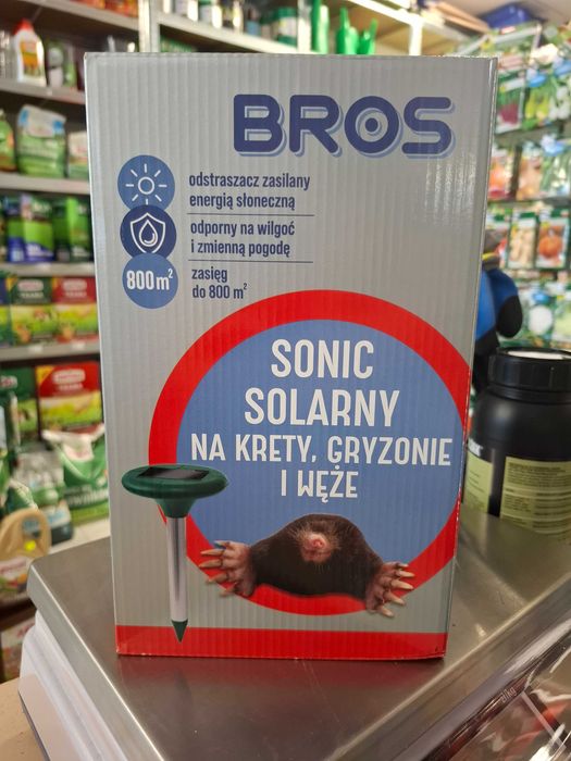 ODSTRASZACZ na Krety sonic  Solarny 800m2
