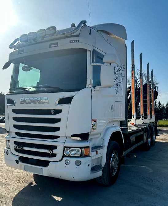 Do drewna SCANIA R580 V8 10/2015 z KESLA 21 To/M