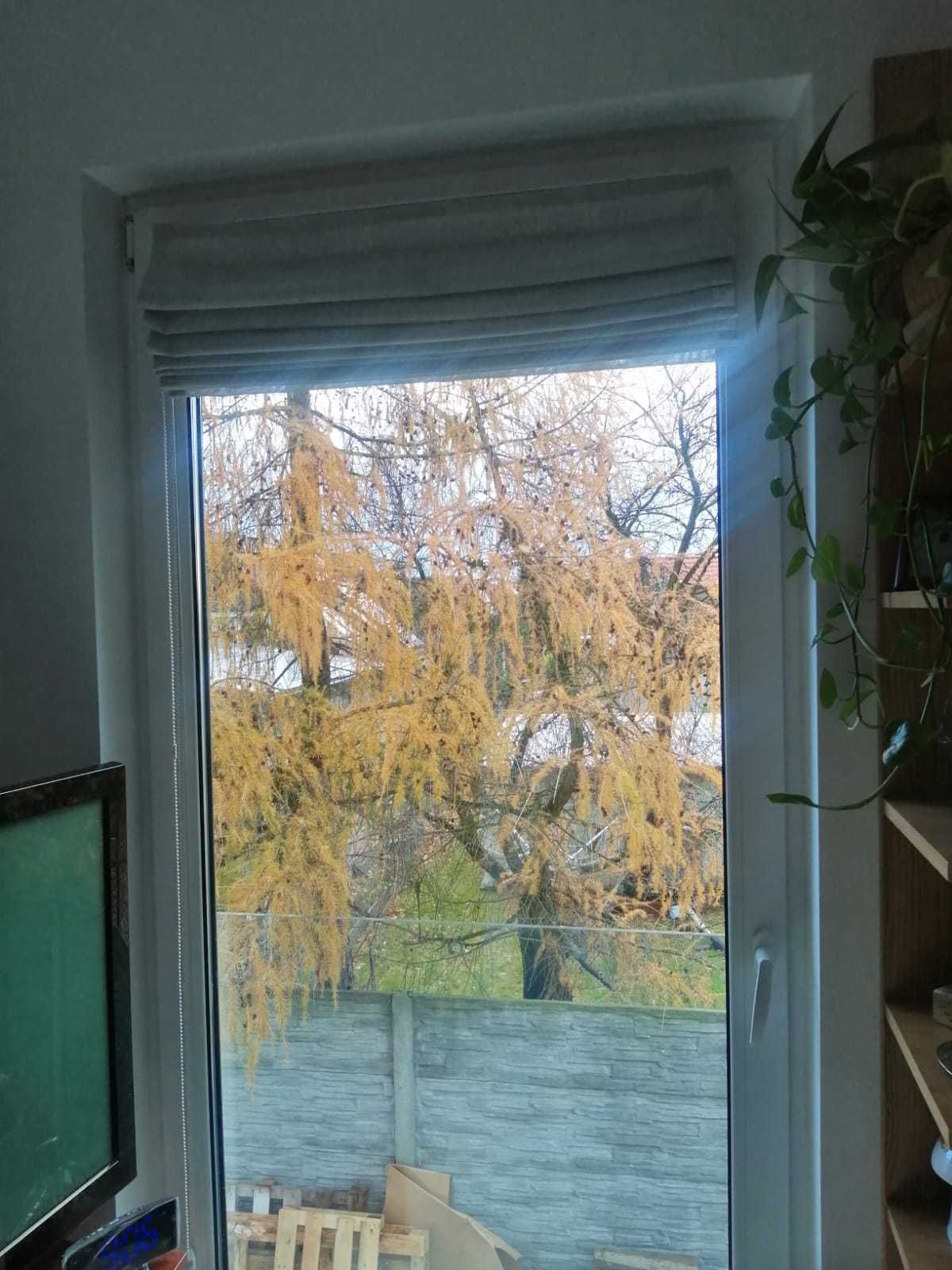 Roleta rzymska drzwi balkonowe - nieużywana