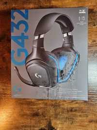 Logitech G432 Czarno-Niebieskie