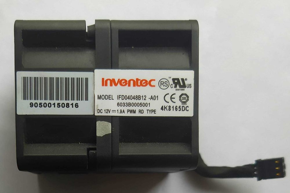 Блок з 2-х швидкісних вентиляторів HP Dell 40х40x56mm 12В 1.9А 12000об