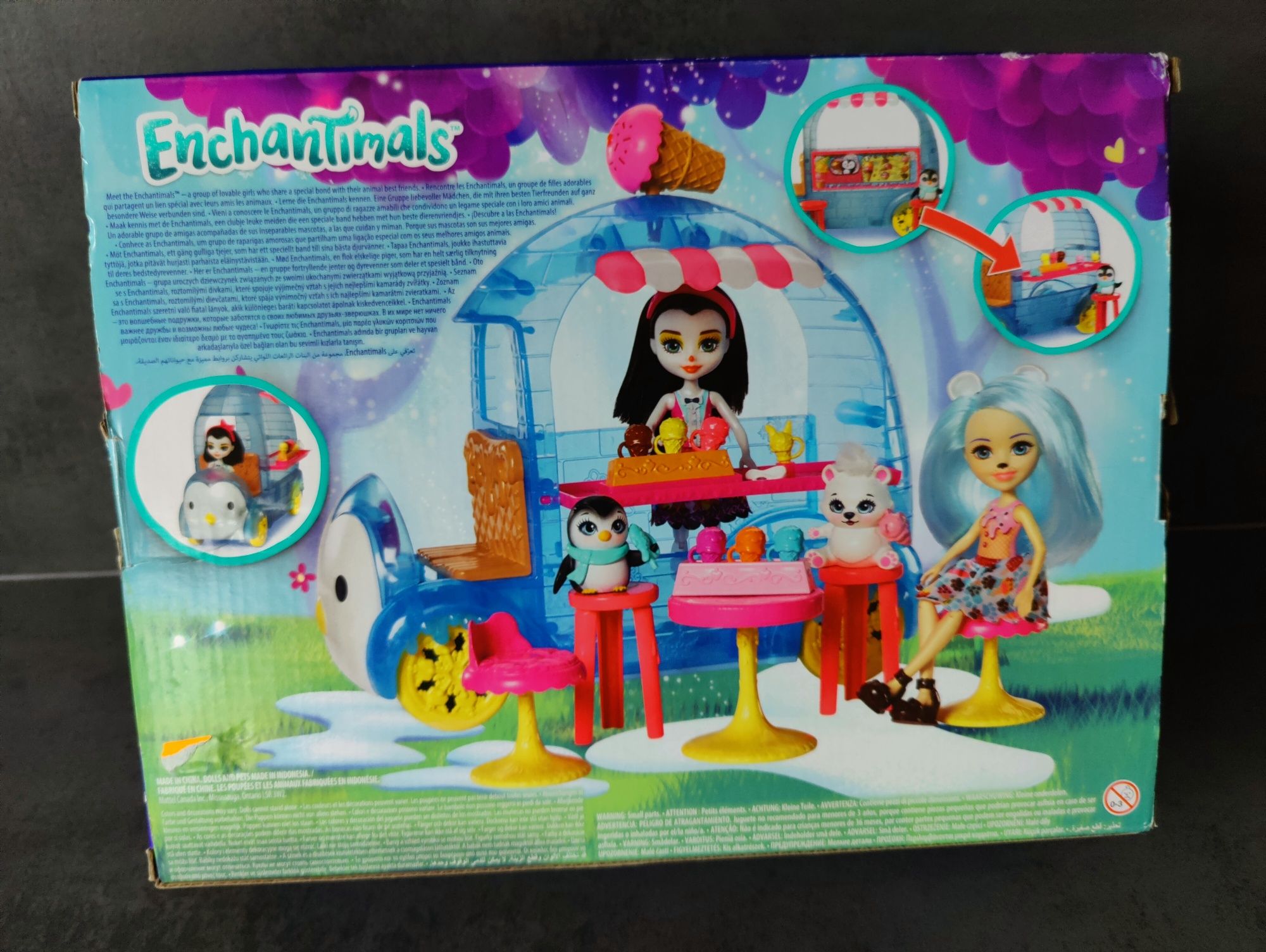 Mattel Enchantimals Mobilna Kawiarenka FRT96 + Felicity Fox FXM71