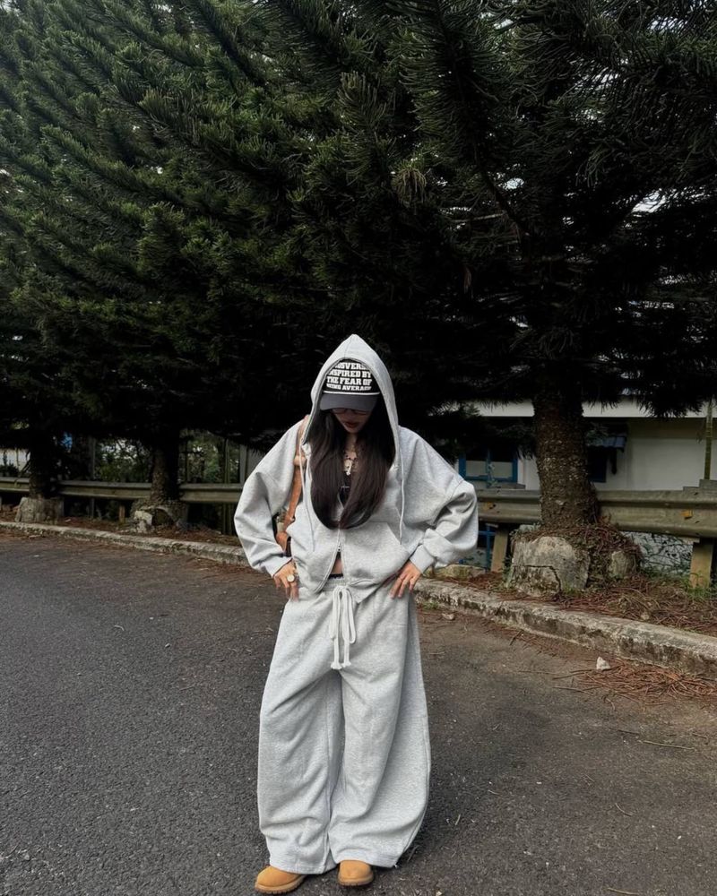 Костюм oversize худі+штани