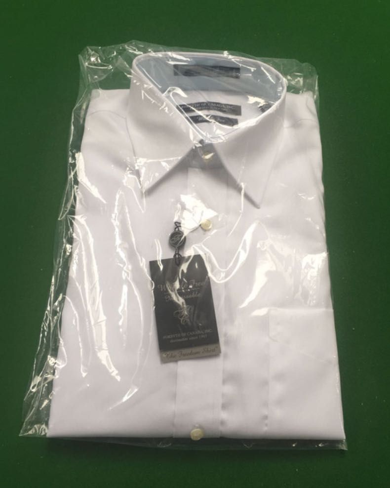 Koszula męska biała Non-Iron (rozmiar 15.5)