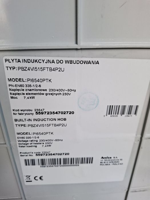 Piekarnik Do Zabudowy Ikea Plus Płyta Indukcyjna Transport