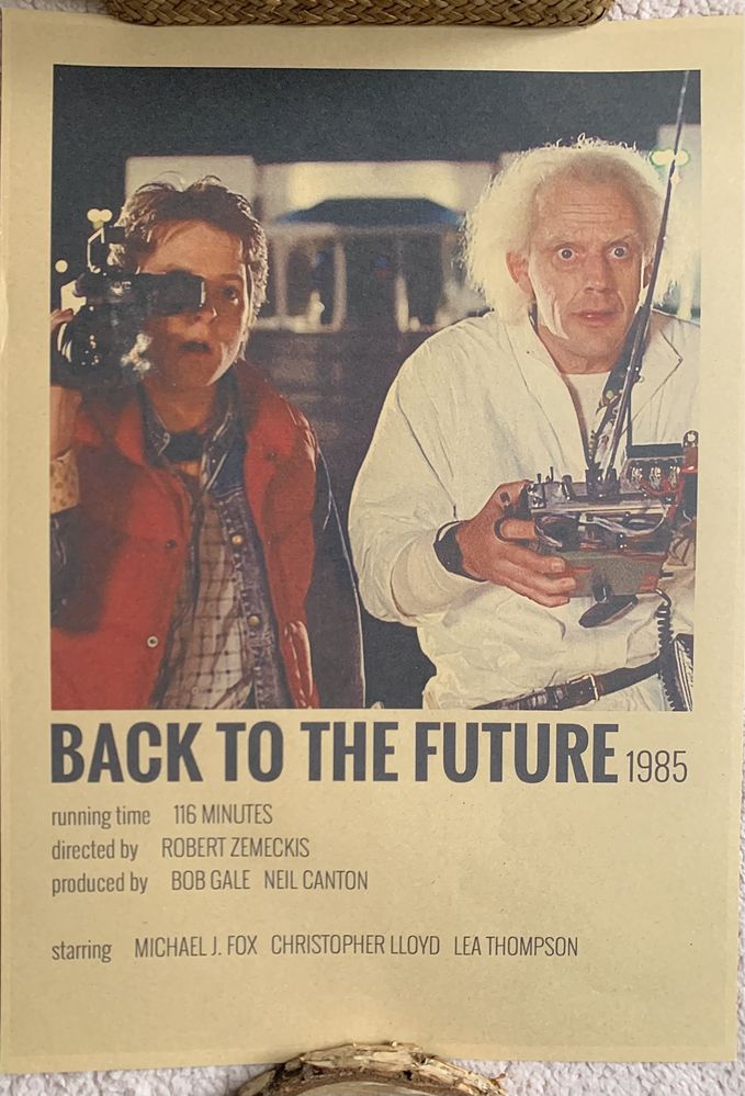 Plakat Classic Movie/Back To The Future
