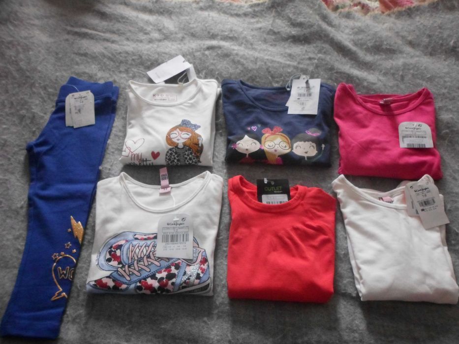 lote de roupa nova com etiqueta para bebe menina