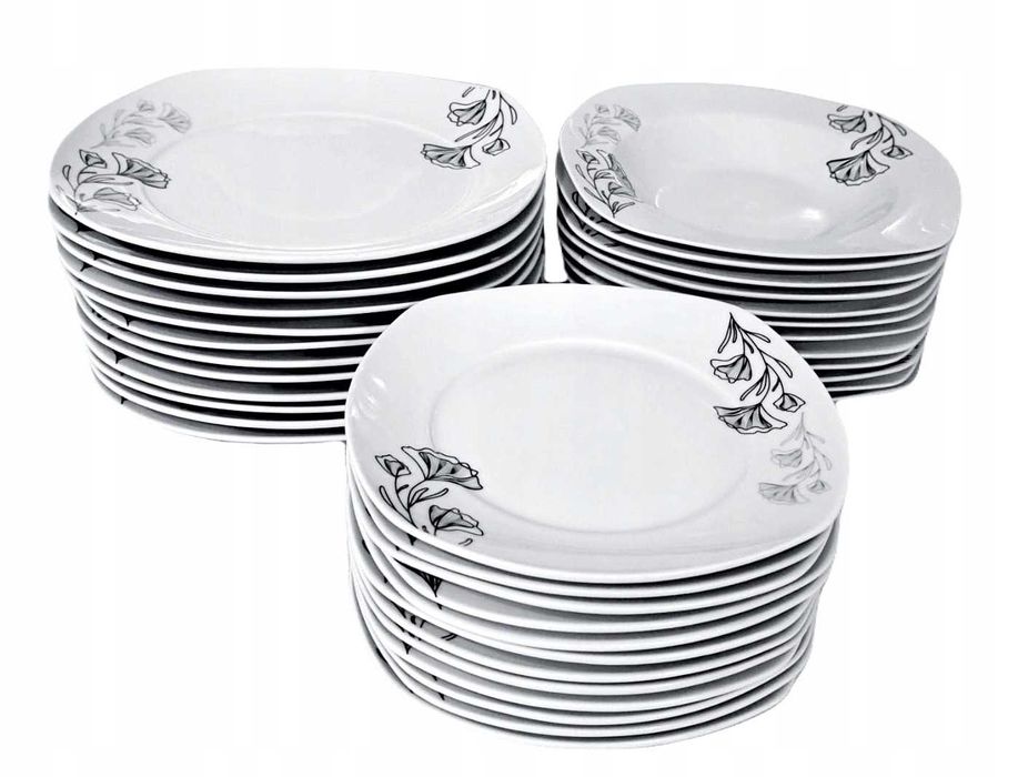 Zestaw serwis obiadowy 36 el. na 12 osób Violet