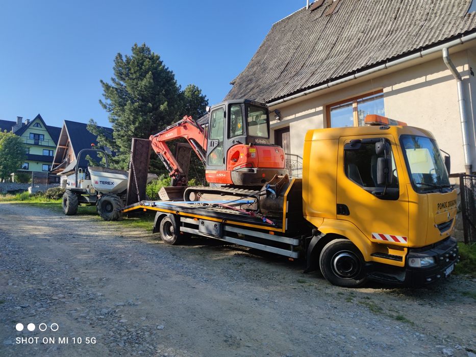 Wynajem koparek, prace ziemne, usługi koparką