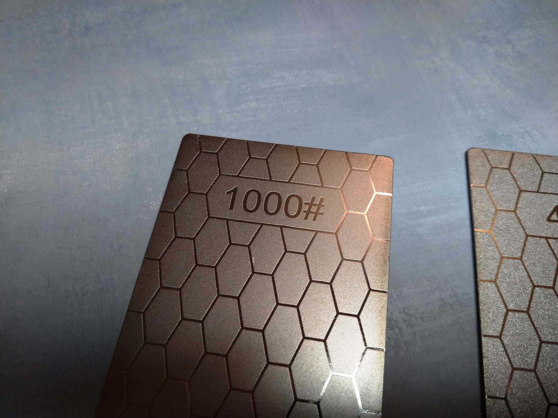 Алмазный точильный брус для заточки набор 400 600 1000 Гріт
