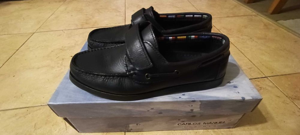 Sapatos de vela azul n. 38