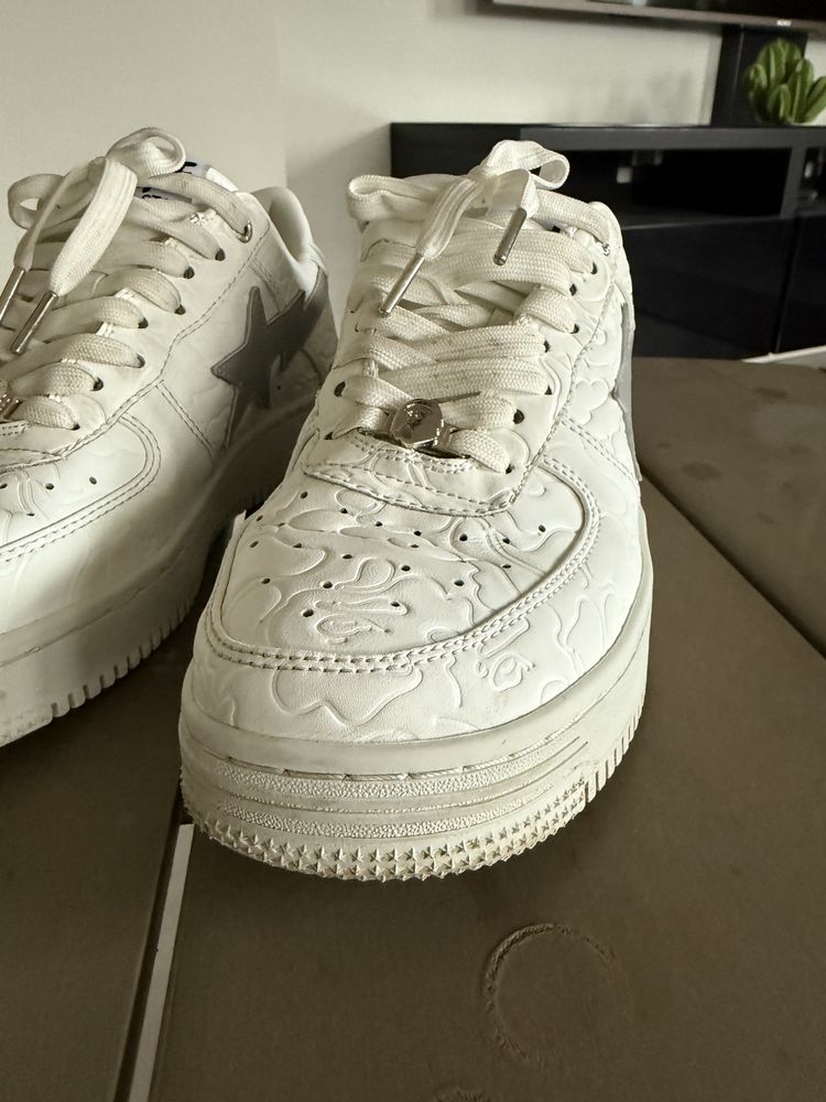 Bapesta A Bathing Ape Bape Sta Low Line Camo White bapestar