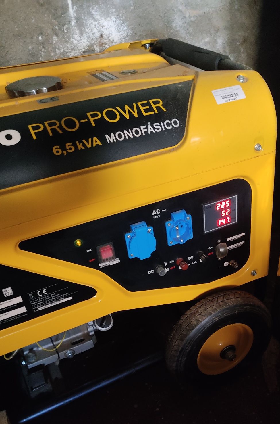 Gerador a gasolina 6,5kva