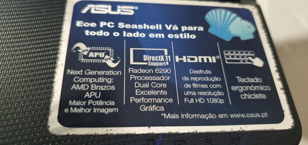 Computador Asus com Bolsa