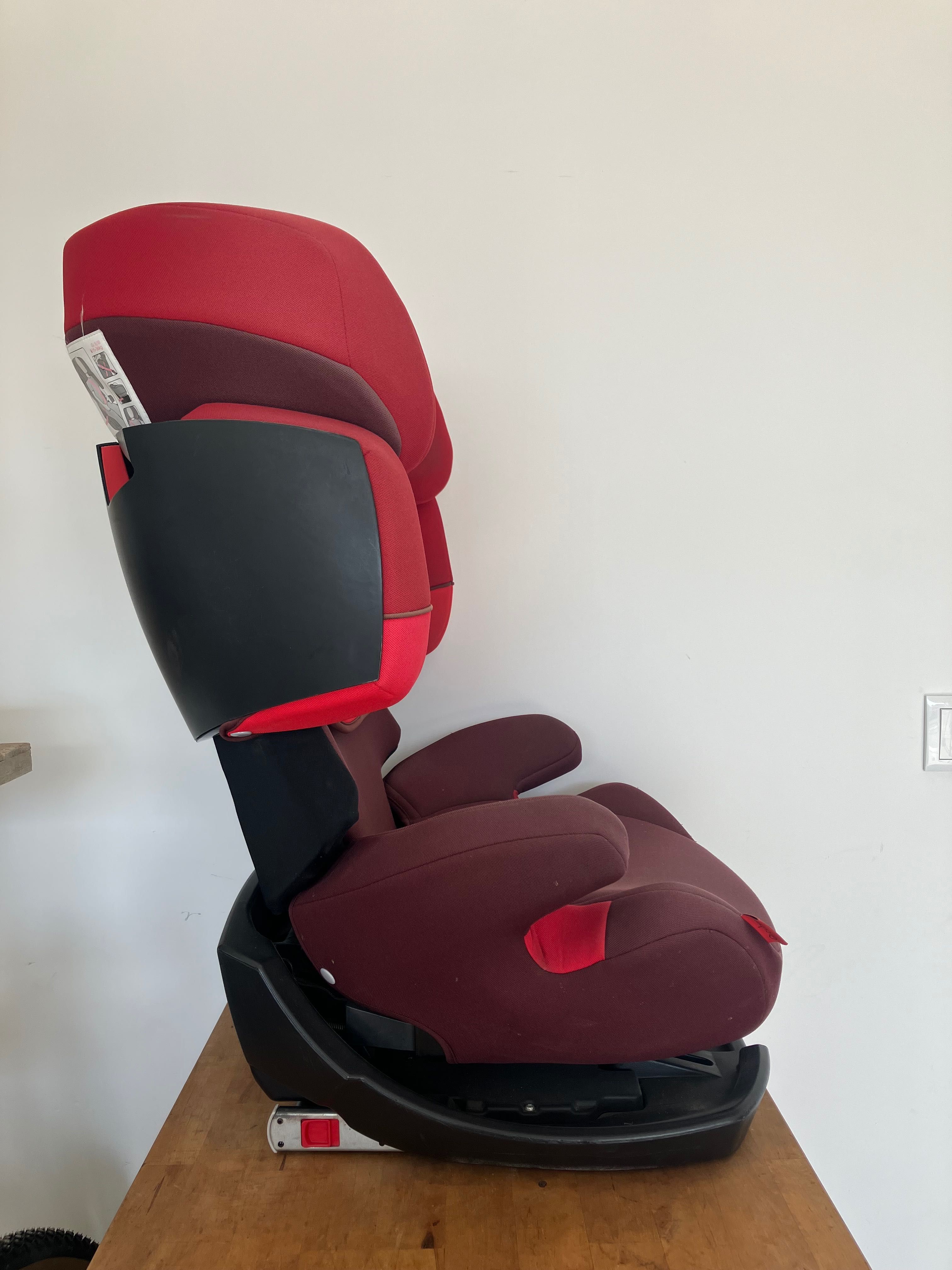 Cadeira auto Cybex Pallas Fix - Grupo 2 e 3 vermelha