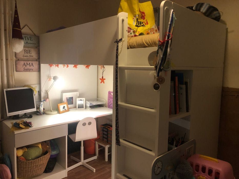 Cama alta estudio SMASTAD