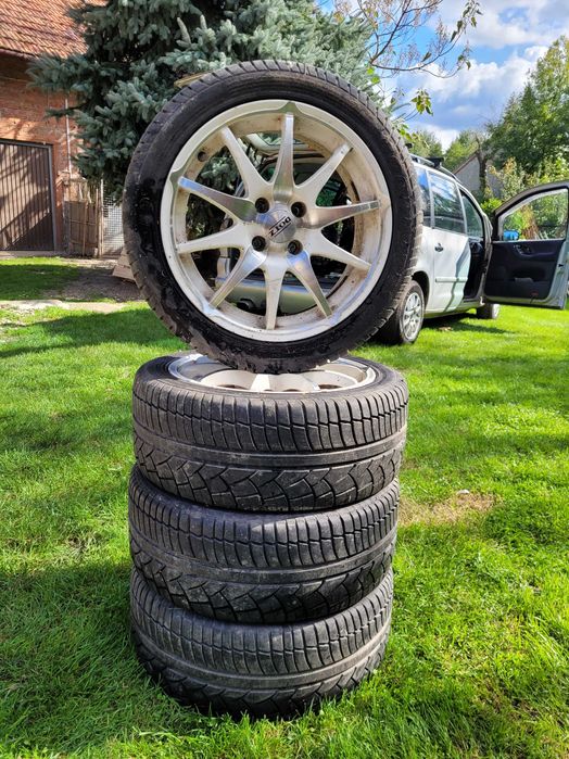 Alufelgi 16 4x100 DOTZ Shuriken  ET 30 Białe 205/45/16 opony Gratis