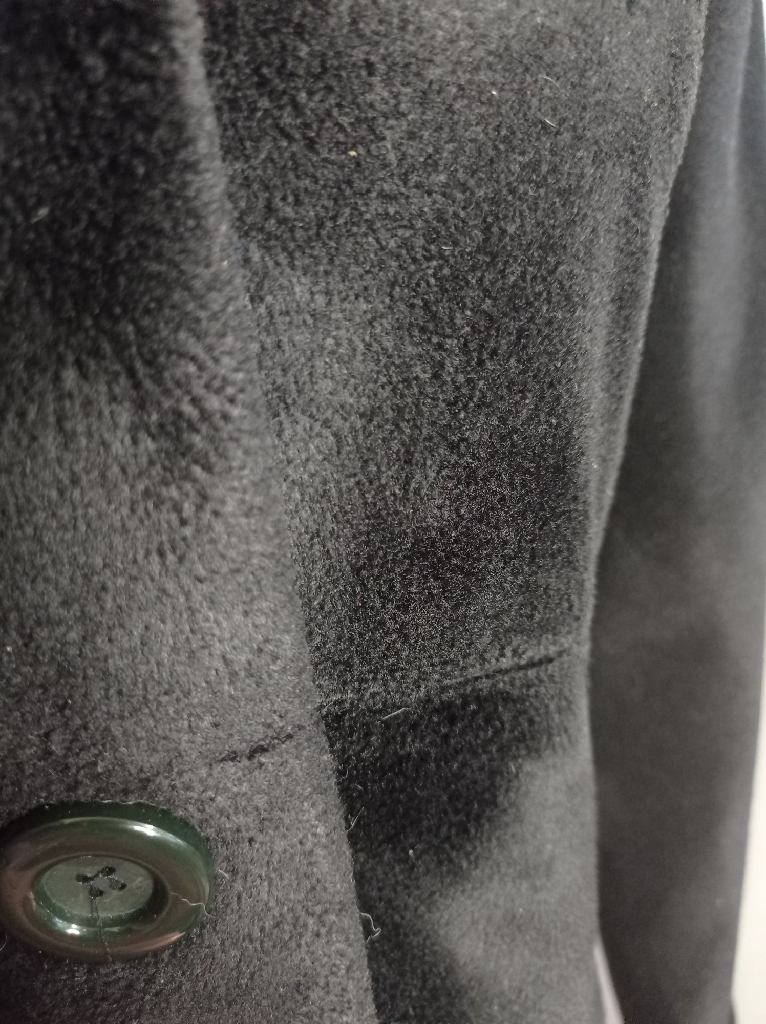 Винтажный плюшевый жакет пиджак пальто ретро винтаж