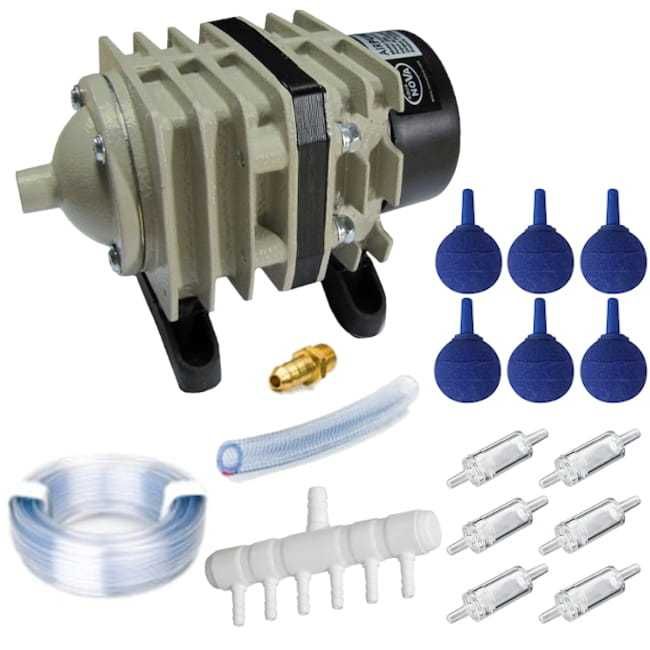 Zestaw napowietrzacz pompa 3600l/h N-ACO-60 do oczka wodnego