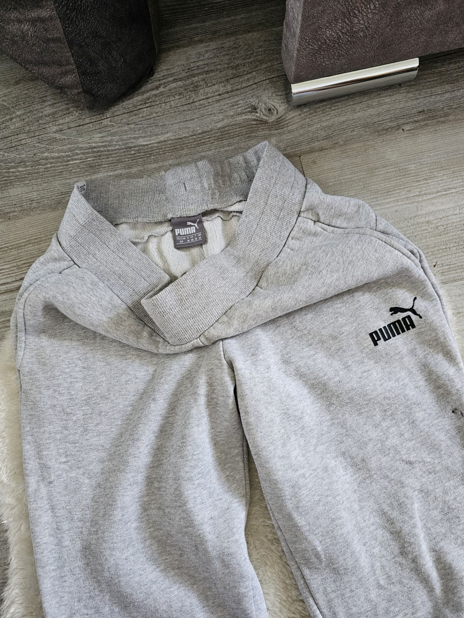 Spodnie dresowe Puma dres , Dresy Puma Rozmiar S Szare