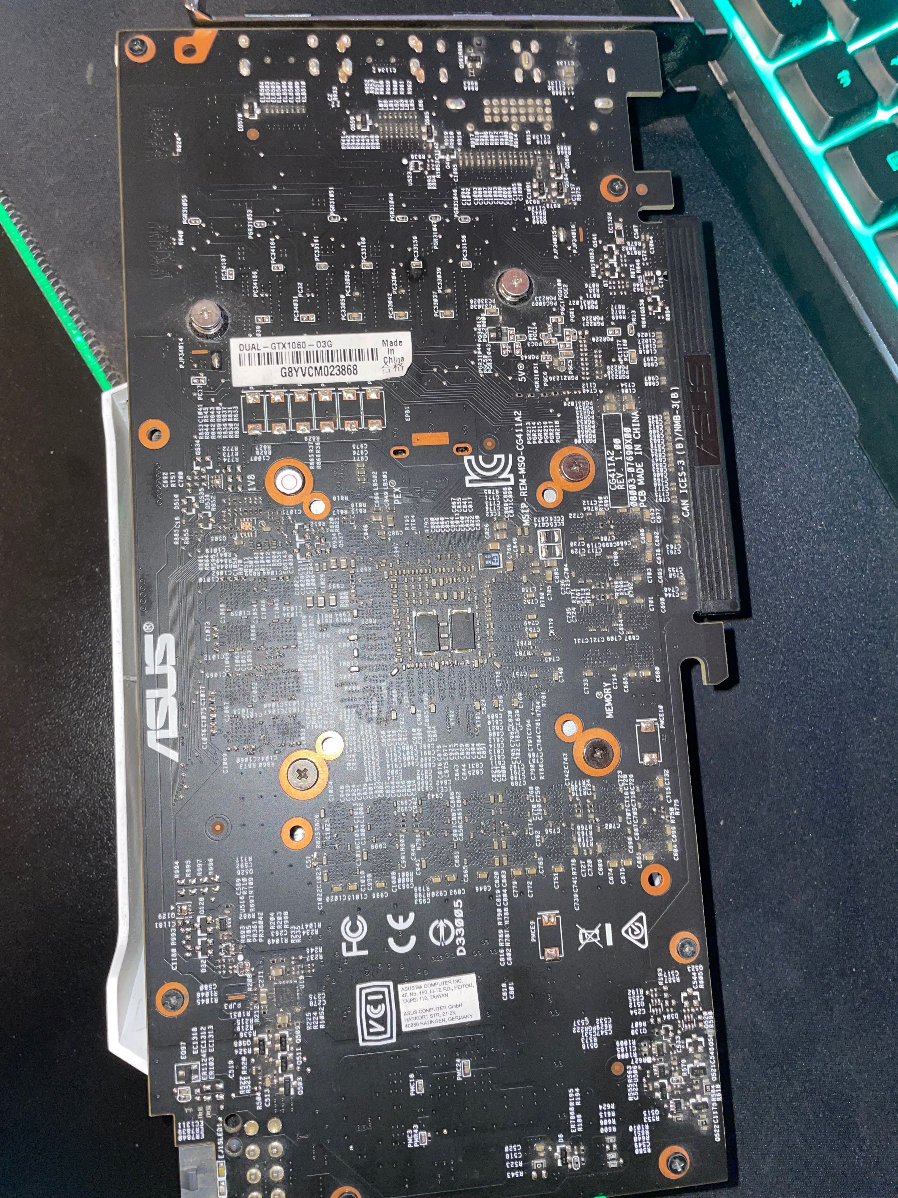 Karta graficzna ASUS GeForce Gtx 1060 dual 3Gb