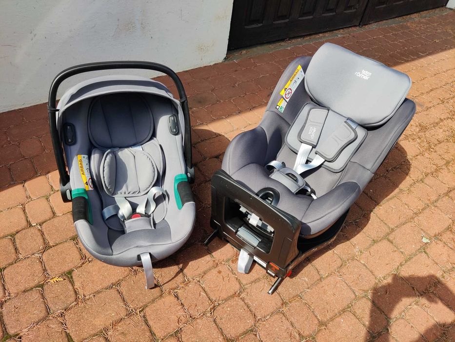 Britax Romer nosidełko + fotelik + baza obrotowa Komplet