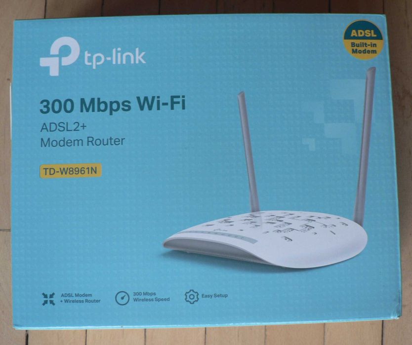 Modem Router tp-link 300 Mbs Wi-Fi  ADSL2+