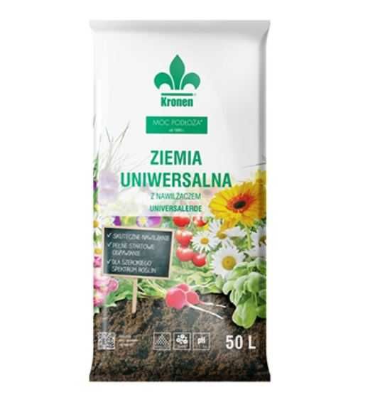 KRONEN® Ziemia uniwersalna z nawilżaczem i ECOFIBREX®