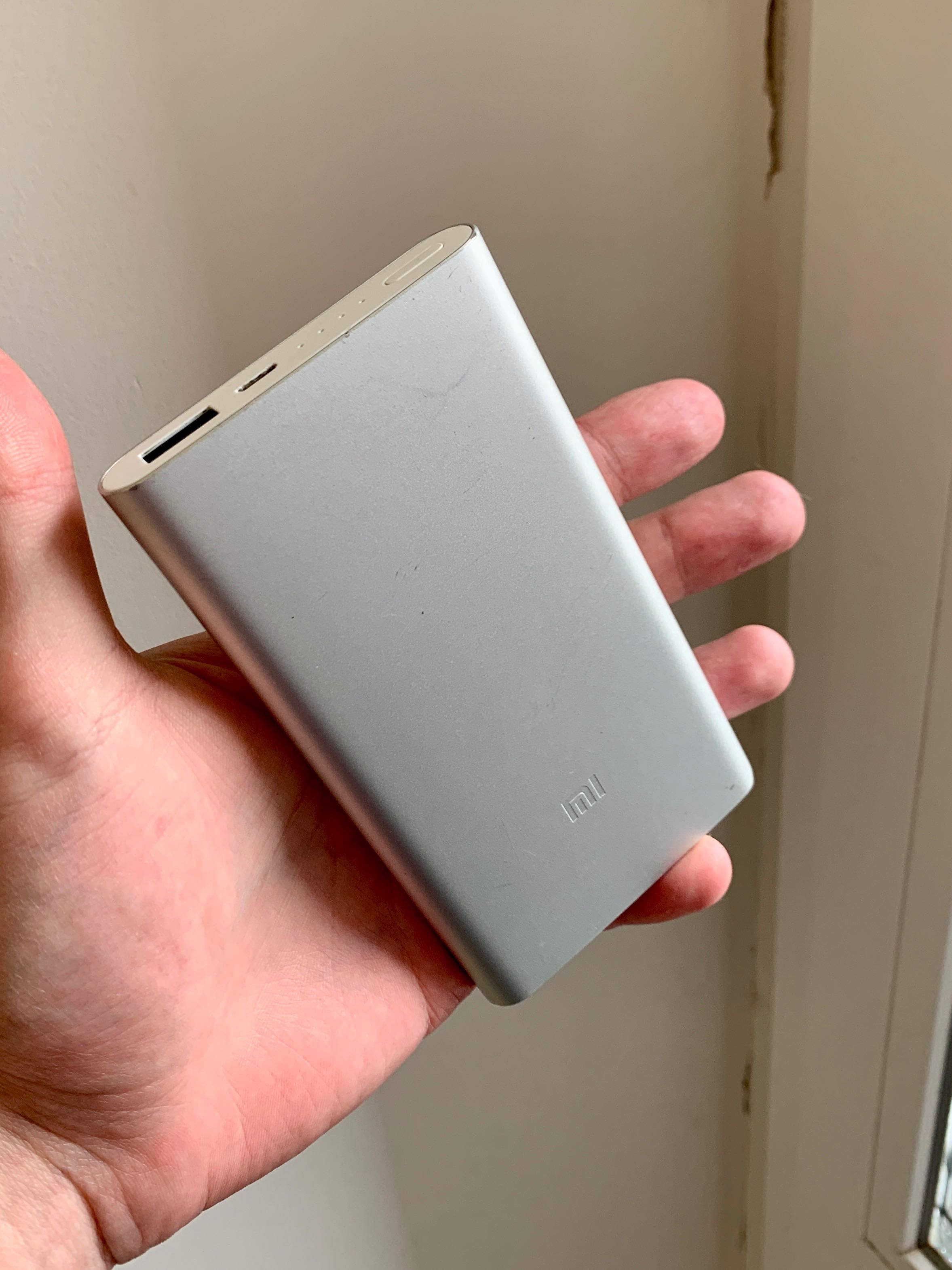 Оригінальний Xiaomi павербанк Mi PowerBank 2 10000 mAh Silver УМБ 15W