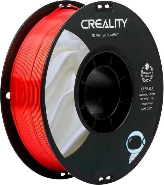 PLA пластик Creality 3D принтера шелковый блеск 1.75мм 1кг RED GOLD