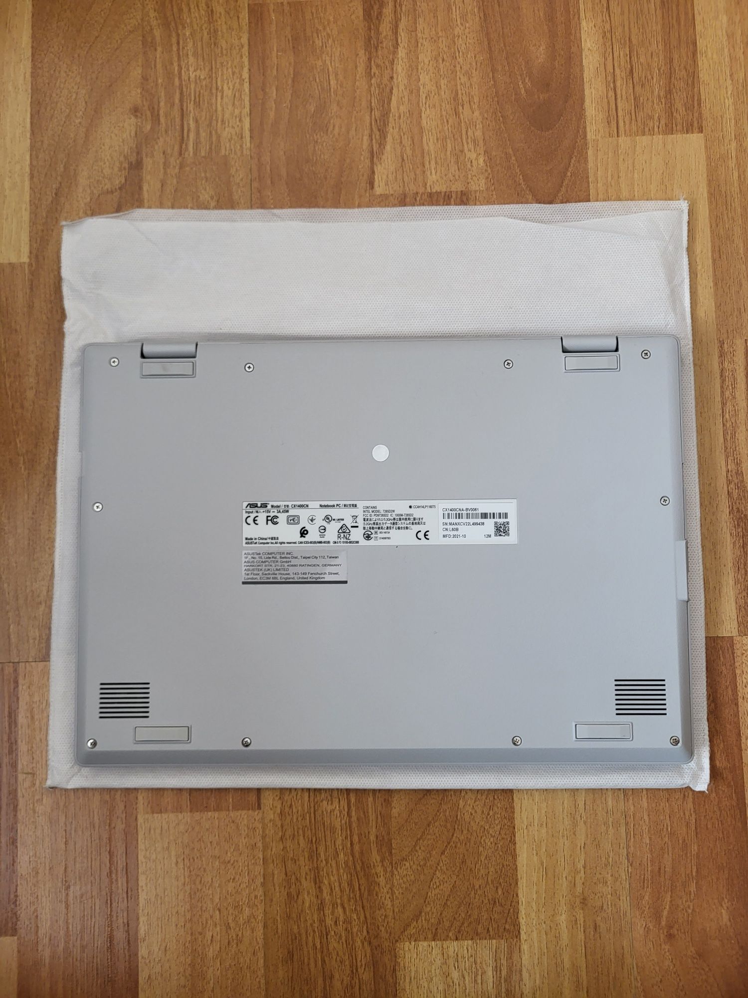 Asus chromebook cx1400cn