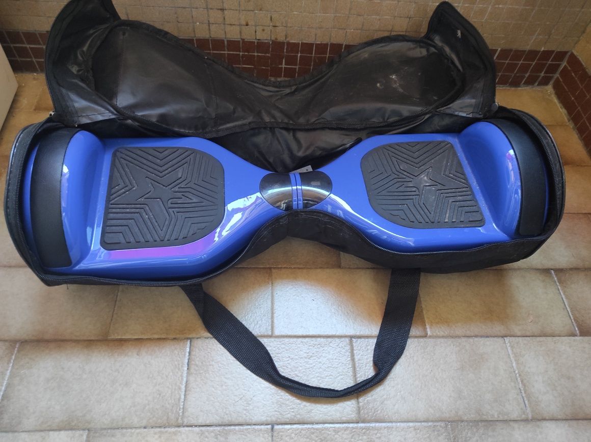 Hoverboard bluetooth, saco e carregador