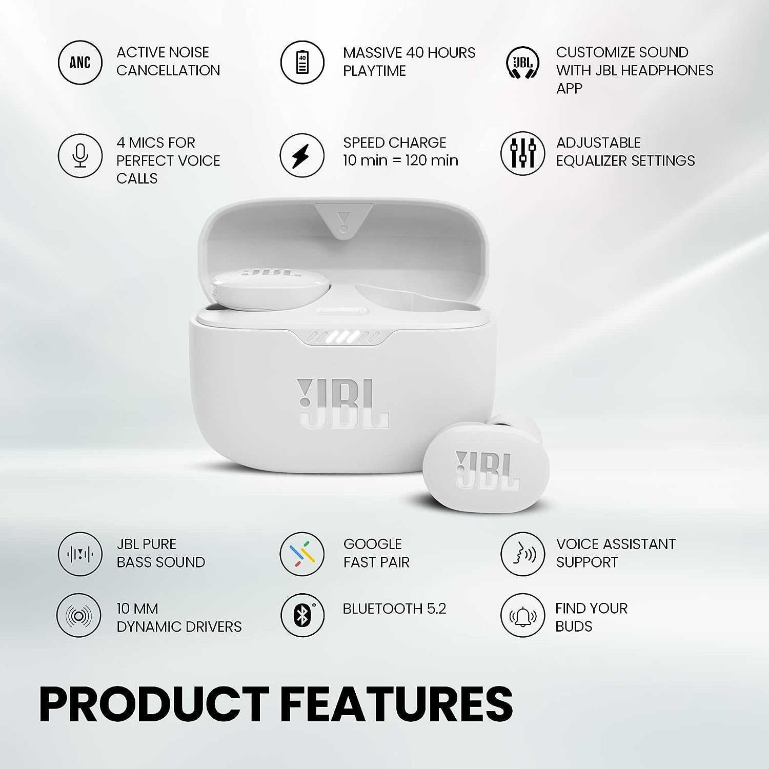 Бездротові навушники JBL Tune 130Nc TWS