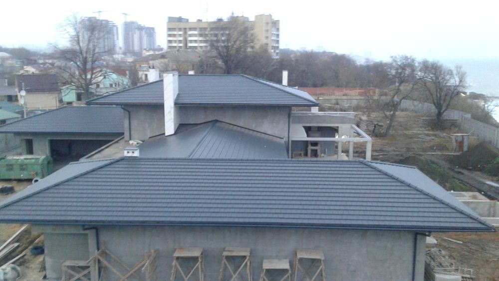 Монтаж даху, фасадів.