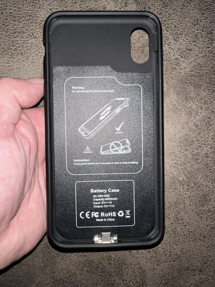 Чохол-акумулятор на iphone xs max