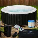 Jacuzzi Ogrodowe 196x66 z Hydromasażem i Kolorowym LED – Relaks w Domu