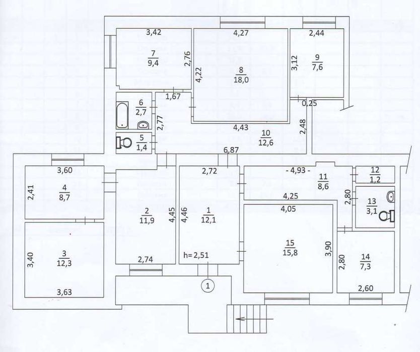 Нежитлове приміщення, 132,7 кв. м, просп. Наддніпрянський, 1Г