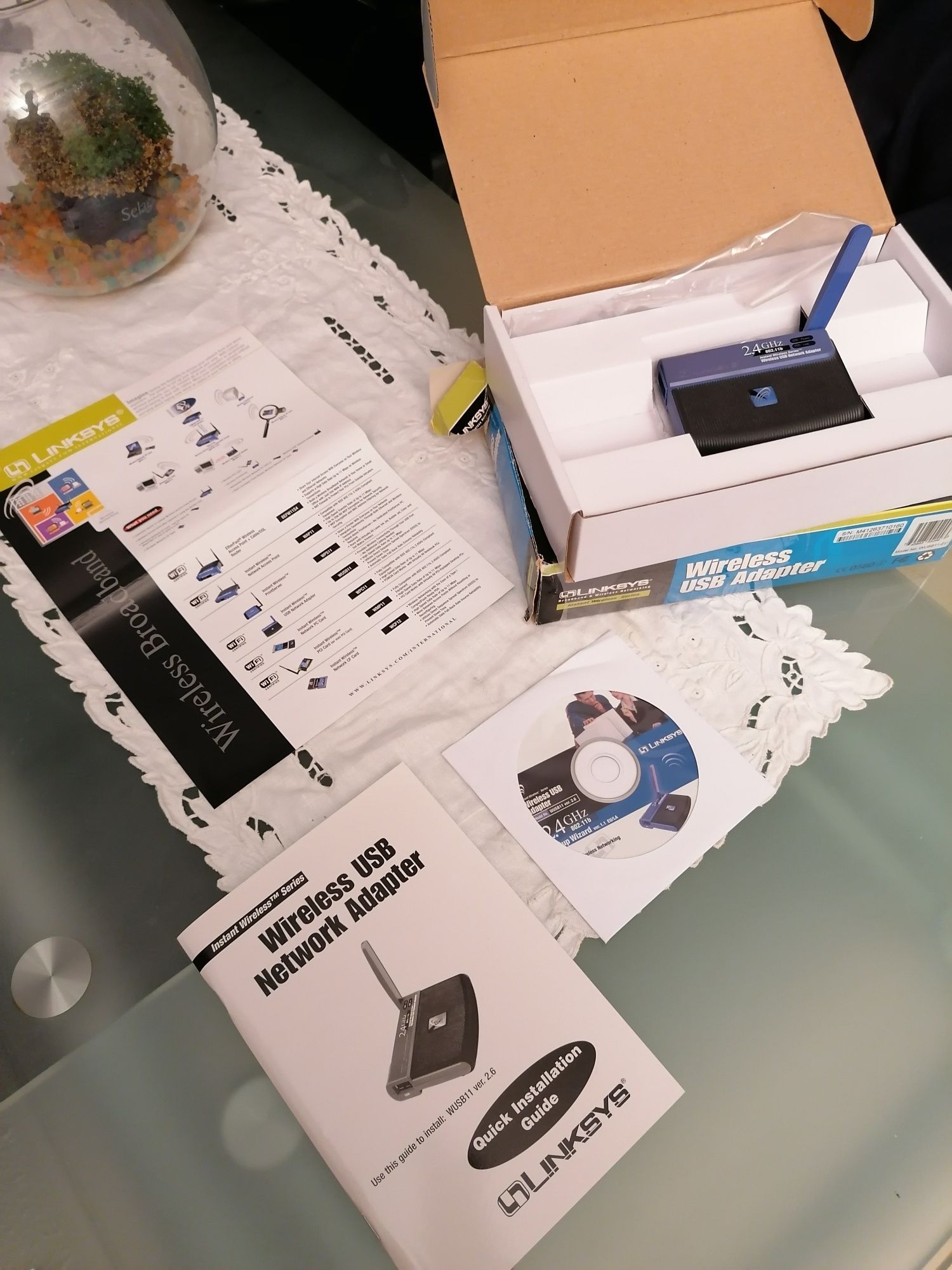 Wireless usb adapto novo