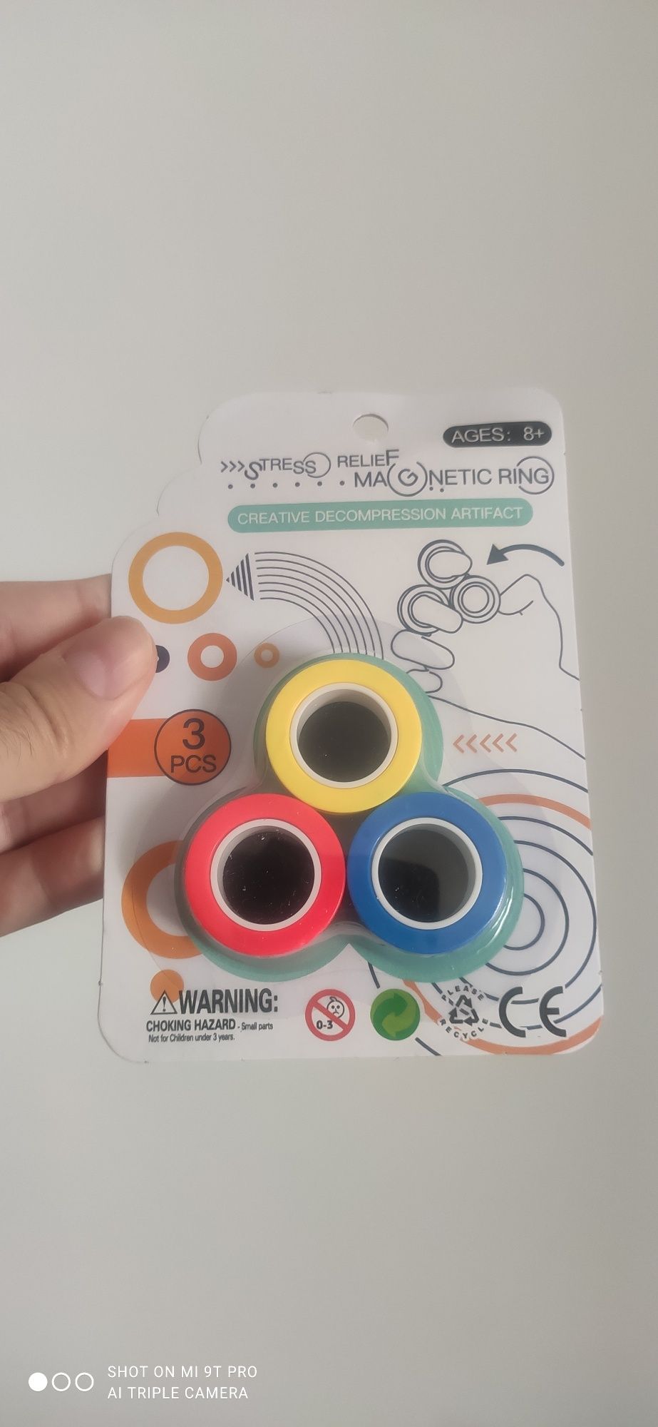 Fidget magnetic rings