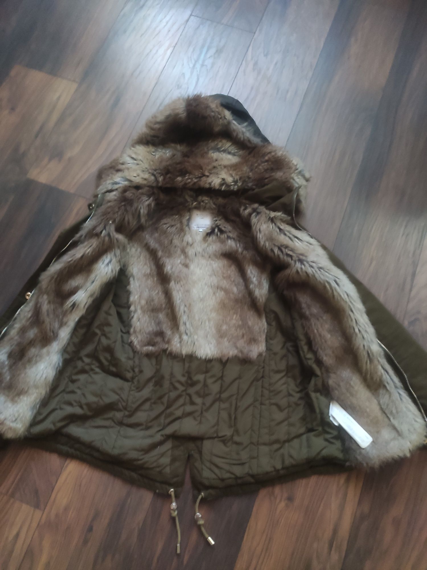 куртка парка Zara trafaluk на подростка