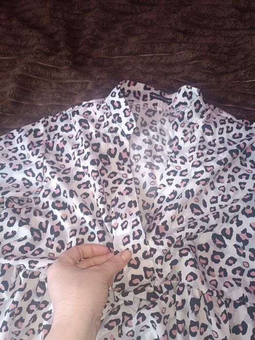 Сукня в тигровий принт, вільного крою