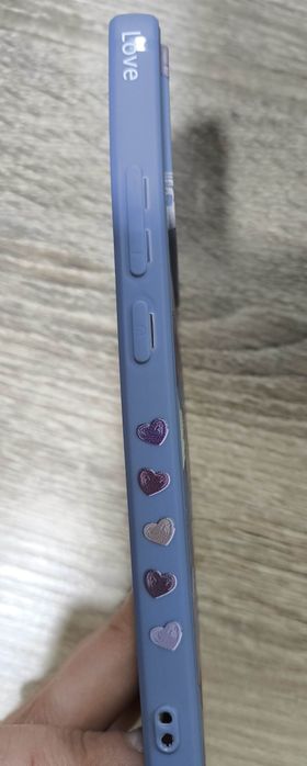 Чехол для poco x6 pro (зелёный и пурпурный)