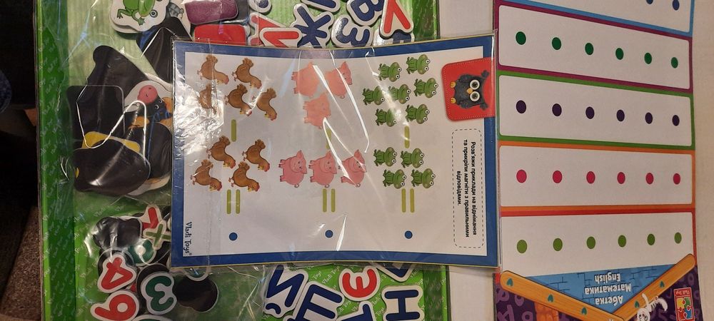 Абетка 3 в 1, магнітна дошка