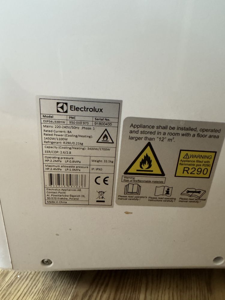 Klimatyzator przenośny Electrolux EXP34U338HW 3,4 kW
