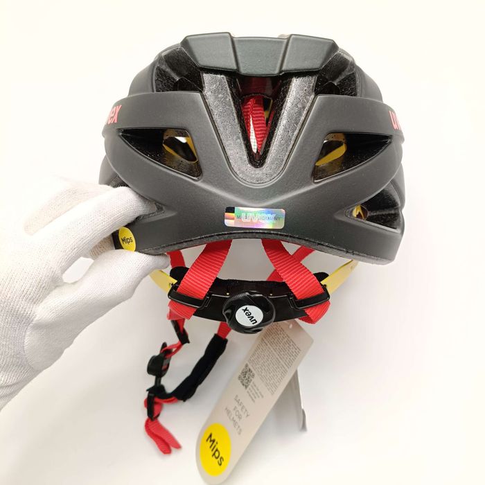 uvex i-vo cc MIPS kask titan - matowy czerwony 56-60 cm