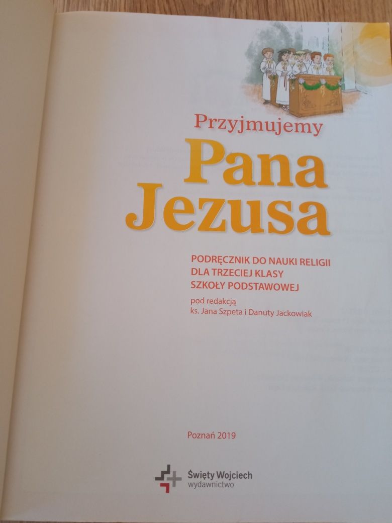 Podręcznik do religii Przyjmujemy Pana Jezusa klasa 3