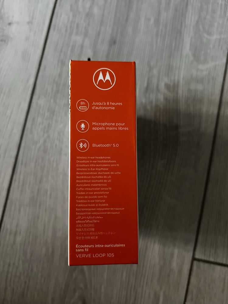 Słuchawki bezprzewodowe douszne Motorola Verve Loop 105 nowe