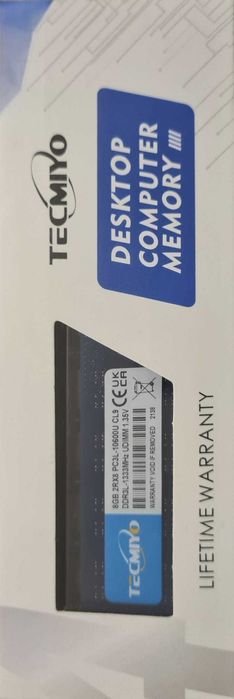 Memória RAM TECMIYO 8GB DDR3 1333MHz (PC3L-10600U) — USADA