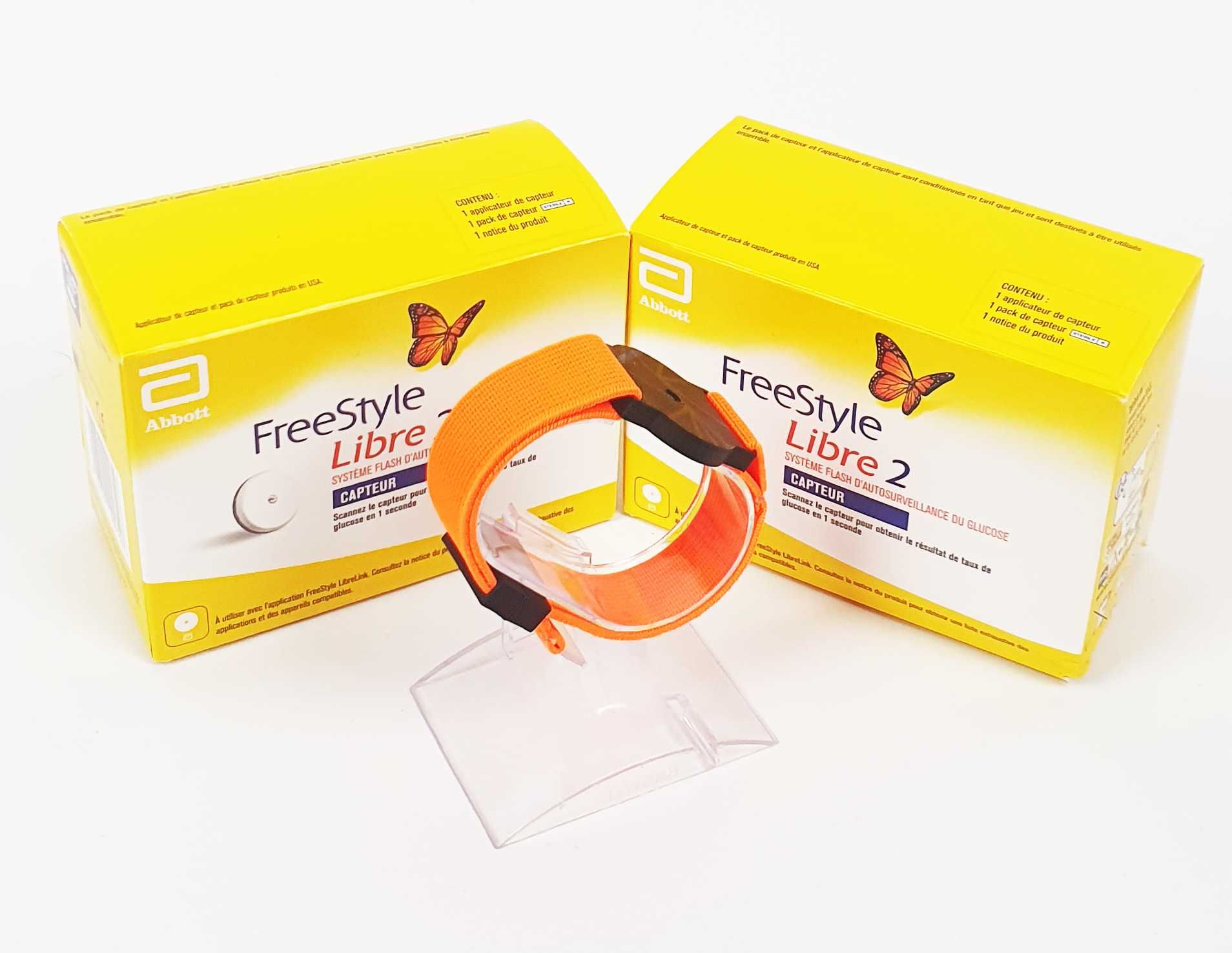 Sensor Freestyle Libre 1 i 2 - Opaska Ochronna POMARANCZOWA